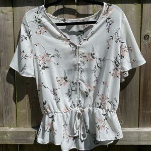 Adorable Floral Top